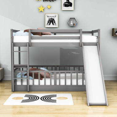 Lightsey twin over twin bunk bed online with trundle harriet bee bed frame